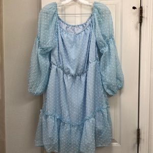 Ladies Light Blue Dress